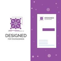 Business Logo for Data. framework. App. cluster. complex. Vertical Purple Business .Visiting Card template. Creative background vector illustration