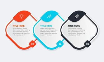 gráfico de visualización de datos comerciales. elementos infográficos, diagrama con pasos, opciones, partes o procesos. concepto creativo para infografía. plantilla de negocio infográfico para presentación vector