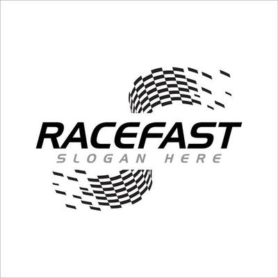 Race flag icon, simple design illustration