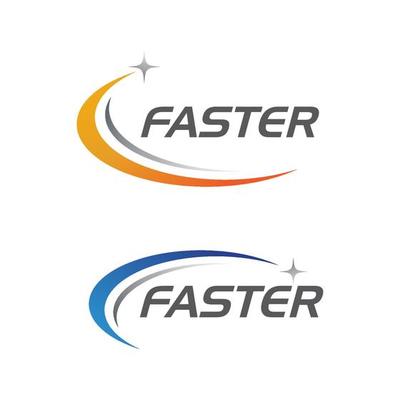 Faster Logo Template vector icon