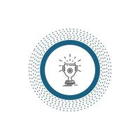 award. trophy. prize. win. cup Line Icon. Vector isolated illustration