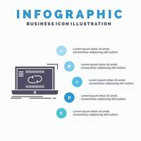 Communication. connection. link. sync. synchronization Infographics Template for Website and Presentation. GLyph Gray icon with Blue infographic style vector illustration.