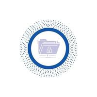 encryption. files. folder. network. secure Glyph Icon. Vector isolated illustration