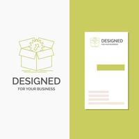 Business Logo for upload. performance. productivity. progress. work. Vertical Green Business .Visiting Card template. Creative background vector illustration