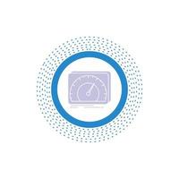 dashboard. device. speed. test. internet Glyph Icon. Vector isolated illustration