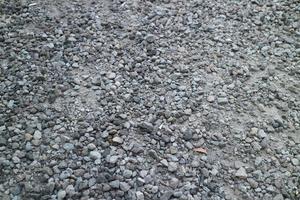 pebbles arranged to cover the floor photo