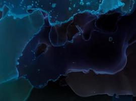 Alcohol Ink Texture. Oil Light Abstract Design. photo
