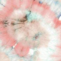 Pink Psychedelic Kaleidoscope. Dyed Round Fabric. photo