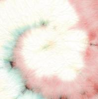 Yellow Spiral Tie Dye. Tye Circular Artwork. photo