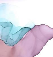Alcohol Ink Texture. Oil Digital Elegant Design. photo