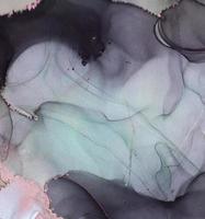Alcohol Ink Texture. Oil Fluid Ancient Wall. Mix photo