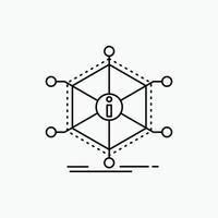 Data. help. info. information. resources Line Icon. Vector isolated illustration