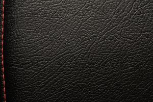 Luxury black leather texture surface background photo