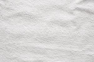 Closeup white cotton towel texture abstract background photo