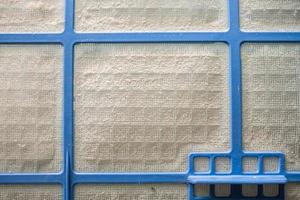 air conditioner filter with dirty dust photo