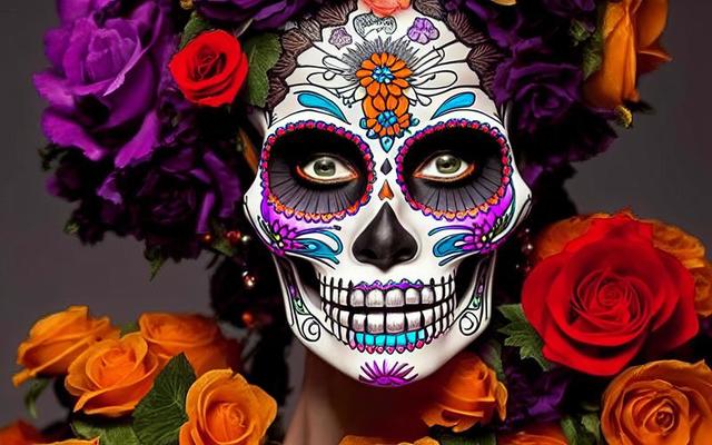 Buy 8PCS Halloween Temporary Face Tattoos with 5PCS Colored PensDay of The Dead  Temporary Makeup Stickers Sugar Skull Face Tattoo Black Skeleton Spider Web Face  Tattoo for Women Men Adult Kid Online