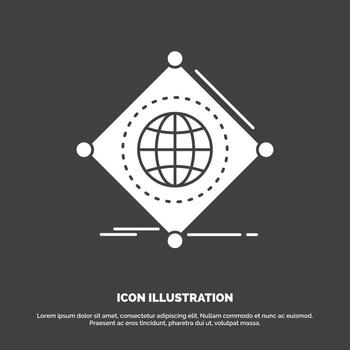 IOT. internet. things. of. global Icon. glyph vector symbol for UI and UX. website or mobile application