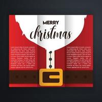 Christmas card design with elegant design and dark background vector