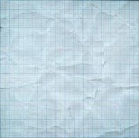 Old wrinkled grid scale paper sheet background photo