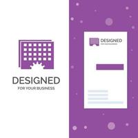 Business Logo for Event. management. processing. schedule. timing. Vertical Purple Business .Visiting Card template. Creative background vector illustration