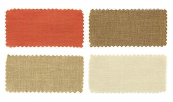 set of fabric swatch samples texture photo