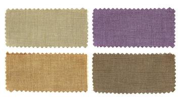 set of fabric swatch samples texture photo