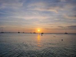 Amazing landscapes of Aruba Views of the Aruba island photo