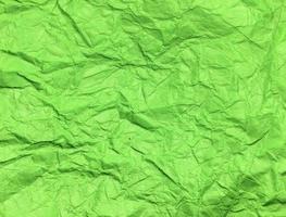 Minimal green crumpled paper texture background for Design. Copy space for text or work photo