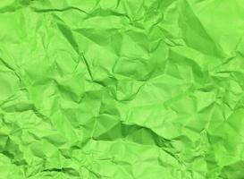 Minimal green crumpled paper texture background for Design. Copy space for text or work photo