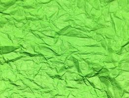 Minimal green crumpled paper texture background for Design. Copy space for text or work photo