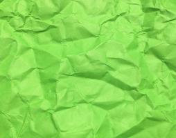 Minimal green crumpled paper texture background for Design. Copy space for text or work photo