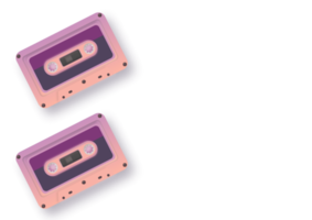 Aesthetic Lofi Cassette Tape Music png