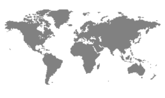 modèle de carte du monde avec les continents, l'amérique du nord et du sud, l'europe et l'asie, l'afrique et l'australie png