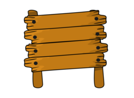 cartello in legno png