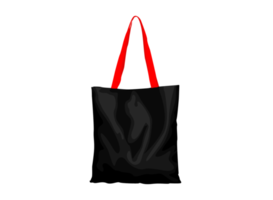 Black shopping bag png