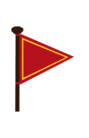 drapeau rouge du royaume png