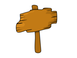 Schild aus Holz png