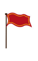 drapeau rouge du royaume png