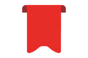 etiqueta de etiqueta roja en blanco png