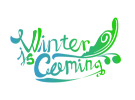 vinter- citat design png