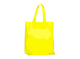 yellow shopping bag png