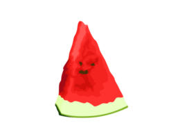 färska vattenmelonskivor png