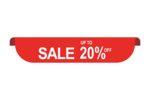 Sale Red Label Tag png