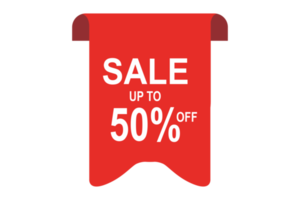 Sale Red Label Tag png
