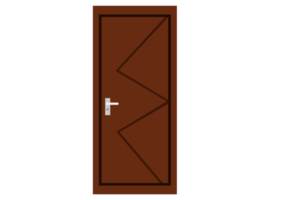 diseño de puerta de madera png