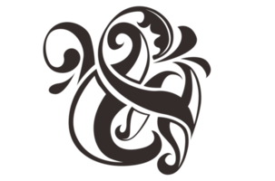 tatuagem de ornamento de redemoinho preto png