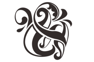 Black Swirl Ornament Tattoo png