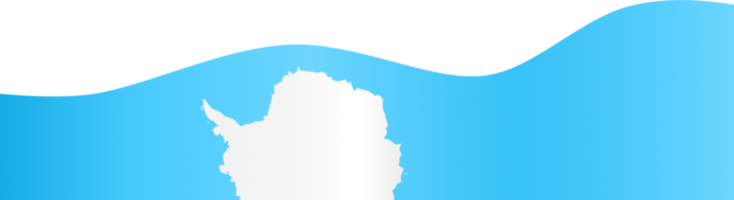 Bandera de la Antártida sobre fondo blanco. png