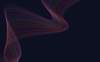 Vector abstract wave background. Red waves background