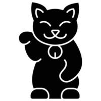 Japanese cat  Which Can Easily Modify Or Edit vector